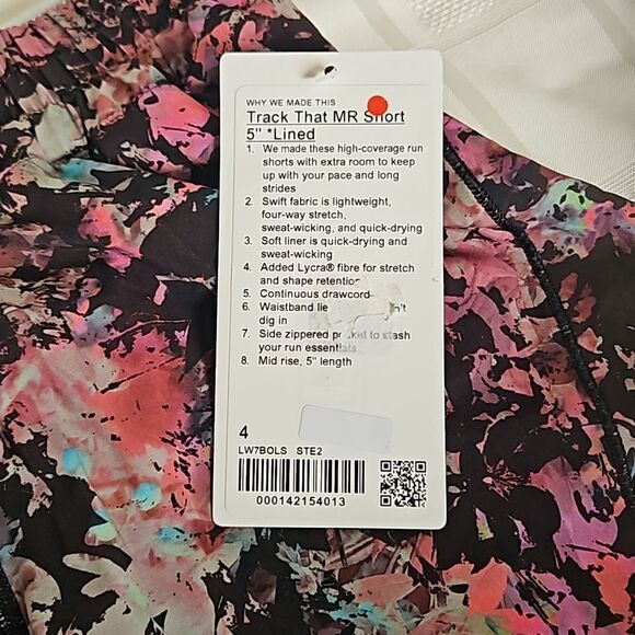 Lululemon Sculpt Tank Top & Trank MR Short 5" Lined Size 4 Black/ Pink - Picture 10 of 16
